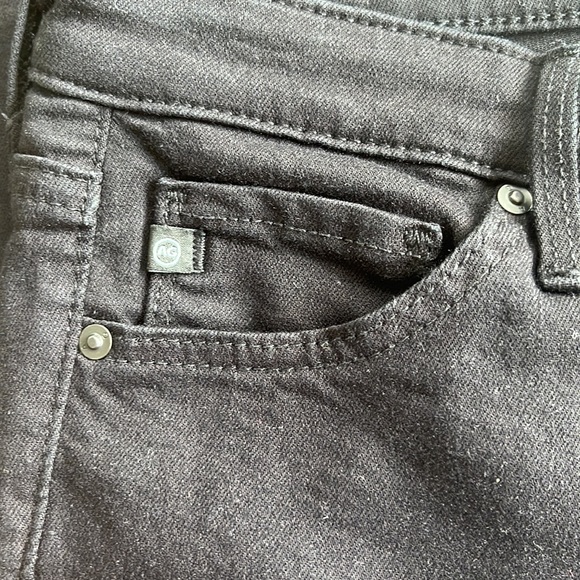 Ag Adriano Goldschmied The Middi Ankle Legging Ankle Jeans Black - Picture 8 of 16